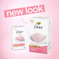 Dove Beauty Bar Gentle Skin Cleanser Pink 6 Bars Moisturizing for Gentle Soft Skin Care More Moisturizing than Bar Soap 3.75 Oz