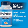 Chattem Inc. Rolaids Ultra Strength Antacid, 72 Chewable Tablets, Assorted Fruit, Ultra Strength Heartburn Relief