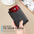 RUNBOX Mens Slim Wallet with Money Clip RFID Blocking Bifold Credit Card Holder for Men with Gift Box