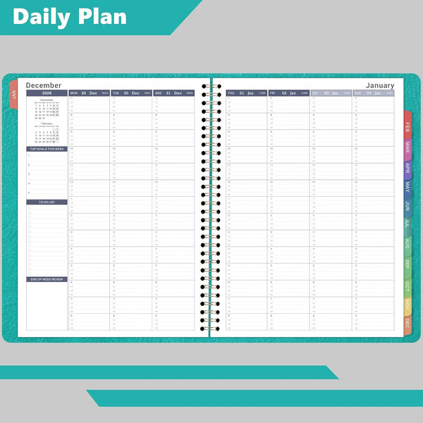 2025-2026 Weekly Appointment Book & Planner - Large 2025-2026 Daily Hourly Planner, JUL 2025 - JUN 2026, 8.5" X 11", Appointment Book with