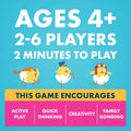 Exploding Kittens Hurry up Chicken Butt 2-6 Players - Ages 4+ - 2 Minutes to Play - Hot Potato Style Card Game - Basket Stuffer - Creative Kids