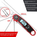 Meat Thermometer Digital, Instant Read Food Thermometer for Grilling and Cooking, Waterproof Kitchen Probe with Backlight for Home, Outdoor