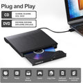 External CD/DVD Drive for Laptop, USB 3.0 CD Burner +/-RW CD ROM External DVD Drive Portable DVD Player for Laptop Desktop PC Apple Mac Windows