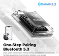 Soundpeats Clear Wireless Earbuds Inexpensive Ear Buds, Bluetooth 5.3 Headphones 12Mm Drivers 2 Mic with ENC, Clear Calls with Deep Bass, Game
