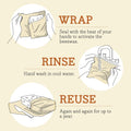 Bee'S Wrap Beeswax Wraps for Food - Honeycomb 3 Pack (S, M, L) Made in USA Reusable & Organic Food Wraps, Sandwich Wrap & Bowl Covers -