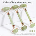 BAIMEI Jade Roller & Gua Sha Set Face Roller and Gua Sha Facial Tools for Skin Care Routine and Puffiness, Self Care Gift for Men Women - Light Green
