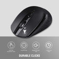 Cimetech Wireless Mouse, 2.4G Wireless Ergonomic Optical Mouse, Slim Silent Mouse with USB Receiver and 3 Adjustable DPI Cordless Computer Mouse