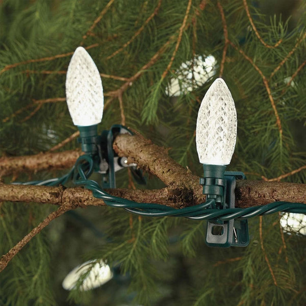 Noma Quick-Clip Customizable Holiday String Lights, 100 LED Bulbs, 66.8Ft Long, Warm White