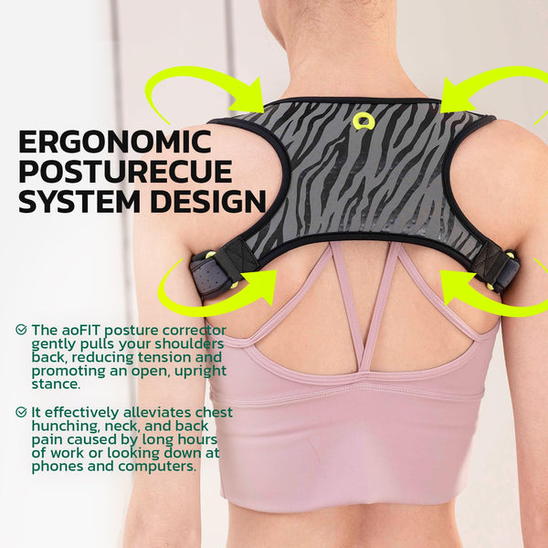 Posture Corrector for Women - Lightweight and Breathable Back Brace for Pain Relief, Rounded Shoulders and Hunchback, Compact & Portable with