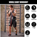 Odoland 5 Packs Pull Up Assist Bands, Pull Up Straps, Resistance Bands with Door Anchor and Handles, Stretch Mobility, Powerlifting and Extra