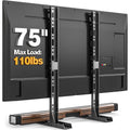 TAVR Universal Table Top TV Stand Base TV Legs for Most 22 32 37 40 42 47 50 55 65 LCD LED Plasma Flat Screen Tvs, Height Adjustable Leg TV