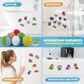 26+2 PCS Bath Bombs for Kids with 26 Dinosaur Suction Toys Inside, Organic Kids Bath Bombs Gift Sets with 2 Squeeze Dinosaur Toys for Boys & Girls