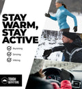 Tough Outdoors Running Gloves for Men & Women - Winter Liners & Touchscreen - Lightweight & Hiking Gloves