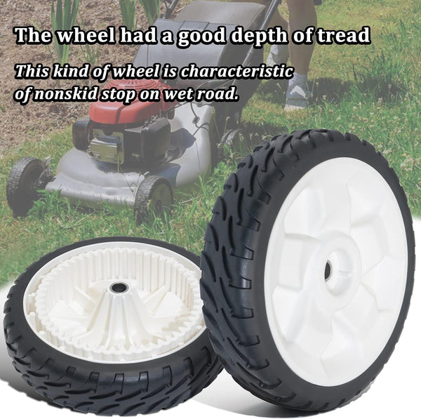 Cheemuii 119-0311 Lawn Mower Wheels 2 Pcs 8" Push Mower Front Drive Wheels Replace for Toro 119-0311 20330 20339 20350 20370 20954 137-4832