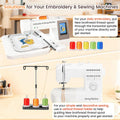 New Brothread 40 Brother Colors Polyester Embroidery Machine Thread Kit 500M (550Y) Each Spool for Brother Babylock Janome Singer Pfaff Husqvarna