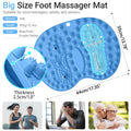 Foot Massager Mat 2PCS, Foot Reflexology Mat with Magnetic Therapy, Standing Desk Mat Acupressure Mat for Feet Relaxation, Pressure Point Mat for