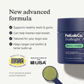 Petlab Co. Probright Advanced Dental Powder - Dog Breath Freshener - Teeth Cleaning Made Easy â Targets Tartar & Bad Breath - Formulated for Small