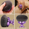 Extra Large Body Makeup Brush for Self Tanner, Leg Makeup &Bronzer Blend,90 Mm Wide-Headed Kabuki Brush Provides More Even &Pretty Application,