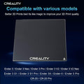 Creality Ender 3 Glass Bed Upgraded, High Hardness Durable Glass Platform for 3D Printer, Tempered Glass Build Plate for Ender 3 Pro, Ender 5,