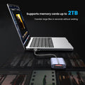 Cfexpress Card Reader, USB 3.2 10Gbps Cfexpress Tyep B Card Reader, USB C Portable Aluminum Memory Card Adapter Compatible with Iphone 15 Pro,