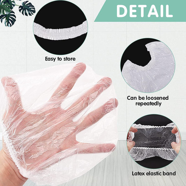 300PCS Fresh Keeping Bags,Elastic Food Storage Covers,Universal Kitchen Wrap Seal Caps,Food Covers Stretch Reusable,Stretch Plastic Wrap Bowl