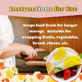 Reusable Beeswax Food Wraps-9 Pack Beeswax Wraps for Food Eco-Friendly Beeswax Wraps for Food, Bread and Sandwich Wrappers - Organic, Sustainable,