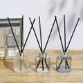 3 Pack Fragrance Reed Diffuser, 50ML Lavender Jasmine Lemongrass Aromatherapy Diffuser Set with 12 Black Fiber Sticks,Air Freshener for Bedroom