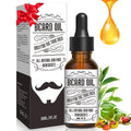 Beard Growth Oil for Men - Beard Conditioner Oil Rich in JOJOBA Oil & Sweet Almond Oil Multiple Natural Extracts - Beard Softener and