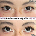 Lash Clusters Manga Eyelash Clusters Spiky Cluster Eyelash Extensions 80Pcs C Curl Individual Lashes Volume Anime Lash Clusters with Thin Band