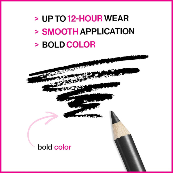 Wet N Wild Color Icon Kohl Eyeliner Pencil - Rich Hyper-Pigmented Color, Smooth Creamy Application, Long-Wearing Matte Finish Versatility,
