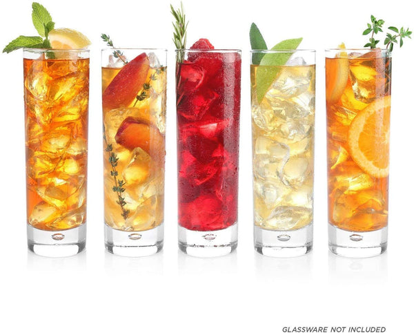 Tea Forte Tea over Ice Sampler Premium Organic Caffeine-Free and Caffeinated Assorted Iced Tea Blends, 5 Count Individually Wrapped Handcrafted