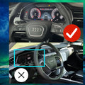 3Pcs 2024 2025 2023-2020 Audi Q7 / Q8 10.1-Inch Screen Protector Navigation a Smaller 8.6-Incher Located Below,Dashbord Tempered Glass Protective Film