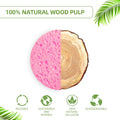 50-Count Compressed Facial Sponges|Kickleen 100% Natural Cellulose Cosmetic Spa Sponges for Daily Facial Cleansing|Makeup and Mask