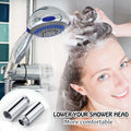 Amylove 2 Pcs Shower Head Extension Arm Stainless Steel Shower Pipe Extension 1/2Pt Male to 1/2Pt Female Thread Cast Pipe Fitting Coupler