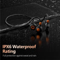 Ortizan Open Ear Headphones, Bluetooth 5.3 Wireless Air Conduction Headphones Sport Earbuds, Premium Sound, IPX6 Waterproof, Clear Call, 19G