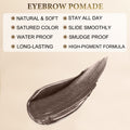 LAVONE Eyebrow Pencil Makeup Kit Waterproof 2-IN-1 Microblading Pen/Pomade Eyeliner and Dual-ended Brush, Brow Pencil Kit for Natural Eyebrows,