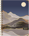 HARDCOVER 2025 Planner, 5.5"X8": 14 Months (November 2024 - December 2025), Daily Weekly Monthly Planner, Yearly Agenda, Bookmark, Pocket Folder