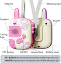Walkie Talkies Toys for Girls:Unicorn Toys 2 Pack Birthday Gifts for 3 4 5-7 8 Year Old Girls Toy for 4 5 6 7 8-10 Year Old Camping Outdoor