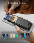 ESR for Magsafe Wallet, Iphone Wallet with 5-Card Holder, Secure-Grip Finger Loop, Magnetic Card Holder for Iphone 15/14/13/12 Series, Not for