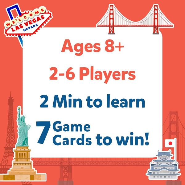 Skillmatics Guess in 10 Cities around the World, Educational Travel Toys for Boys, Girls, and Kids Who Love Card Games, Board Games, Geography and