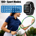 Smart Watch for Men Women, 1.96" Fitness Tracker Running Watch (Answer/Make Call), IP68 Waterproof, Pedometer, Sleep/Step/Activity/Heart Rate