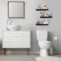 Sorbus Floating Shelves for Wall, Bathroom Shelves Wall Mounted for Kitchen, Bedroom, Bathroom Storage over Toilet, Hanging Book Shelf for Wall