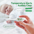 Basal Thermometer for Adults and Kids, Fast & Accurate with Fever Alert, Mute Function, FSA/HSA Eligible - Essential for Babies and Adults,