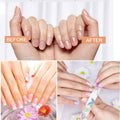 5 Pack Glass Nail Files with Case Crystal Glass Fingernail Files Double Sided Glass Nail File Mixed Color Manicure Set for Gentle Nail Care