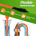 Forlivese Drain Snake, Drain Clog Remover,Hair Snake Tool Drain Opener,Sink Snake for Sewer Kitchen Sink Bathroom Tub Toilet Clogged Drains Relief