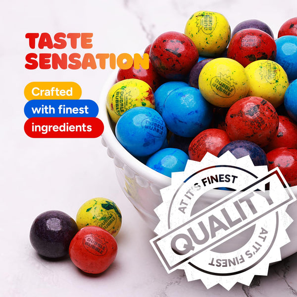 Gumballs for Gumball Machine - Berry Mix 1 Inch Bubble Gum Balls Bulk - Gumball Machine Refills - Chewing Gum - 2.4 Pound - 136Pcs King Gumballs Bulk