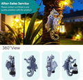 Goodeco Dragon Tree Hugger Solar Lantern Garden Statue - 9.3 Inch Resin Dragon Decor for Outdoor, Perfect Garden Gift & Yard Decor