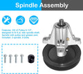 46" Mower Deck Rebuild Kit for Cub Cadet LTX1045 (Excluding 2014), LTX1046 LTX1046VT, Includes Spindles 618-04865 618-04636 918-04636, 2 Flat