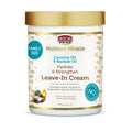 African Pride Moisture Miracle Coconut Oil & Baobab Oil Leave-In Hair Cream - Provides Intense Moisture & Helps Repair Natural Coils & Curls,