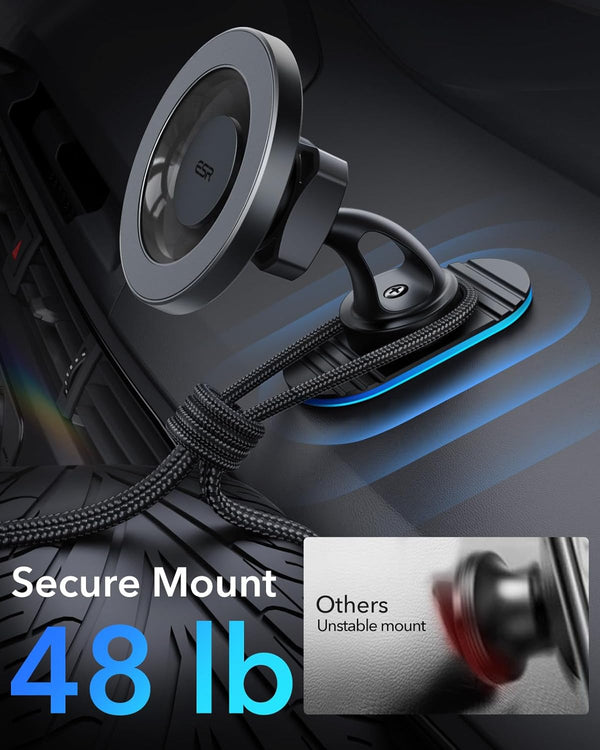 ESR for Magsafe Car Mount, Air Vent/Dashboard Magnetic Phone Holder for Car, Strong Magnets,Car Phone Holder Mount for Iphone